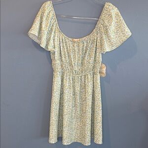 Altar’d State Floral Blue Dress